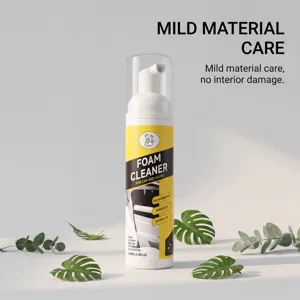 Car interior foam cleaner 100ml auto house leather seat daily cleaning care bottle