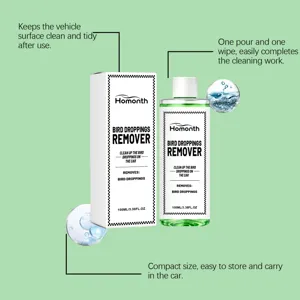 HOMONTH 100ml Nettoyant Fientes Oiseau Voiture Dissolution Rapide Entretien Carrosserie