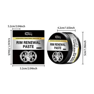 Dettaglio della pasta per cerchi RAYHONG che mostra le dimensioni e formato da 50g.