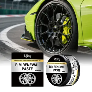 Pasta di Riparazione Graffi per Mozzo Ruota Auto Cerchio in Lega di Alluminio Crema Lucidante Cura Manutenzione Auto