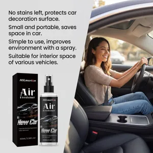 Hikmarion deodorante auto spray 100ml portevole rimuovi odori per interni veicolo