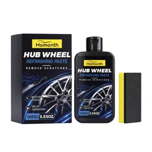 HOMONTH Pasta de Reparación de Llantas de Coche 100g Kit de Pulido y Cuidado Antirrayas