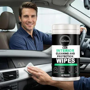 Lingettes De Nettoyage Pour Intérieur De Voiture Volant Tableau De Bord Cuir Et Pièces En Plastique Entretien