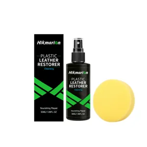 Hikmarion plastic leather restorer spray for car interior cleaning and shine maintenance main