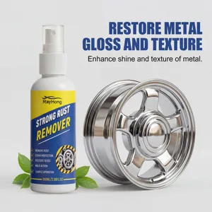 RAYHONG Spray Anti Rouille Métal 100ml Nettoyage et Entretien de Polissage de Jante Auto