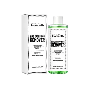 HOMONTH 100ML Spray Enleveur Fientes D Oiseau Pour Auto Nettoyage Liquide Formule
