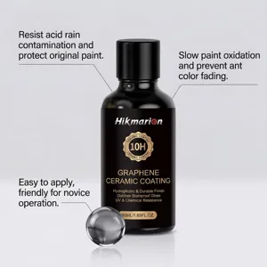 Revestimiento cerámico de grafeno Hikmarion 50ml para pintura de coche, brillo 10H.