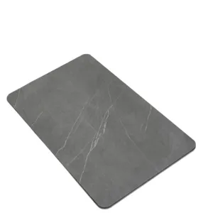 Tappeto da pavimento motivo marmo grigio tappeto bagno antiscivolo stile minimalista