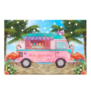 Sommer Strand Eiswagen Kieselgur Badematte schnelltrocknend wasserabsorbierender Teppich