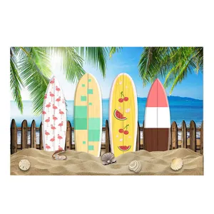 Sommer Strand Surfbretter Motiv Kieselgur Badematte saugfähiger rutschfester Teppich.