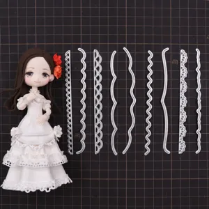 Edelstahl spitzen schneider formen set für polymer ton basteln und puppenkleid werkzeuge.