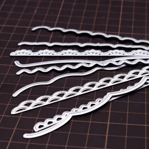 Edelstahl spitzen schneiden matrizen set fuer polymer clay basteln diy scrapbooking