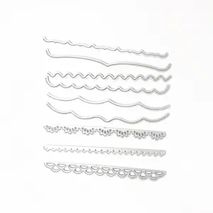 Edelstahl Spitzenrand Stanzformen für Polymer-Ton, weiche Keramik und Bastelarbeiten.