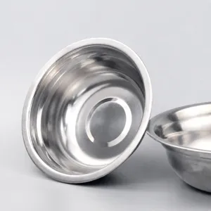 Edelstahl Haustiernapf rutschfest Hunde Katzen Fressnapf Wasserschale langlebig Metallnapf