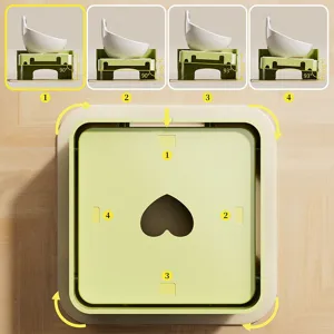 Verstelbare verhoogde huisdierenbak met keramische kom en multi-angle standaard voor honden.