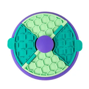 Comedero Lento Multicapa para Perros Juguete Puzzle Interactivo Plato Antiasfixia Accesorios de Alimentación para Mascotas