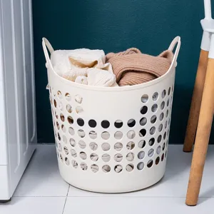 Huishouden Plastic Wasmand Grote Capaciteit Hol Opvouwbare Vies Kleding Opslag Mand Thuis Organisator
