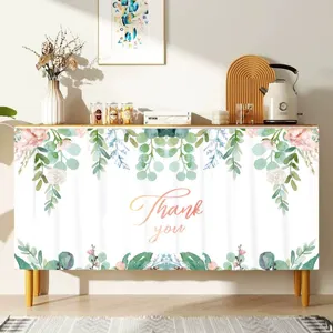 Aquarell Blumen Schrankvorhang staubdichter Stoff Staubschutz mit Klettverschluss