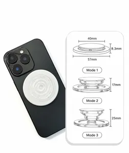 MagSafe magnetic phone grip collapsible mobile phone holder stand adjustable height bracket