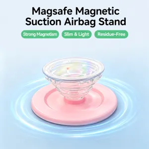 MagSafe magnetic phone grip stand detachable collapsible socket holder for mobile phone