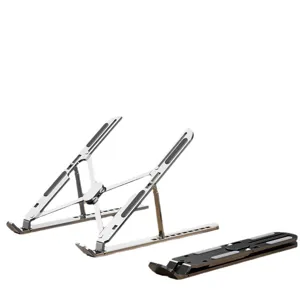 Supporto per laptop pieghevole in alluminio raffreddamento supporto da scrivania portatile stoccaggio