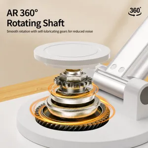 Metall Desktop Handy Tablet Ständer 360 Grad Drehbar Faltbar Halterung für Live Stream