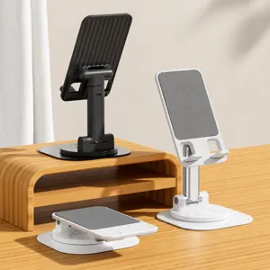 Multifunktionaler Desktop Handyständer Faltbarer Metall Halter Verstellbare Drehung Faule Halterung Für Smartphone Tablet
