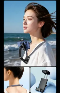 Magnetische Handy-Nackthalterung fur Outdoor Live Streaming, Laufen und Vlogging Freihand.