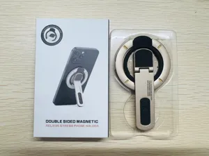 Doppelseitiger magnetischer Dekompressions-Ring-Handyhalter 360-Grad-Desktop-Ständer