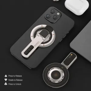 Doppelseitiger magnetischer Dekompressions-Ring-Handyhalter mit 360-Grad-Drehung und Fidget.