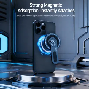 MagSafe Metall magnetischer Ring Telefonhalter, 360-Grad drehbarer klappbarer Ständer.