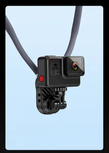 Magnetische Nackenhalterung für Action-Cam, abnehmbarer Clip für Outdoor-Sport und Vlogging.