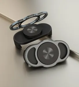 Doppelter Ring Handyhalterung Rückenclip Ständer tragbarer fauler Halter für Live