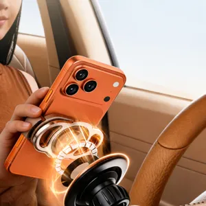 Magnetische Auto Handyhalterung doppelter Ring stabiler Ständer für Live-Streaming und Videos