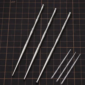 Herramientas de modelado de arcilla con lapiz de bola de acero inoxidable set 6 pz