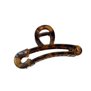 Grande pince à cheveux épingle à nourrice écaille de tortue accessoire coiffure femme