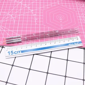 Pinceaux de peinture de detail transparents, pinceaux en nylon pour loisirs creatifs.