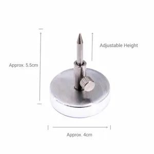 Verstelbare metalen poppenhoofd steunstandaard voor OB11 klei DIY knutsel en bakgereedschap.