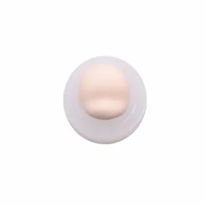 Silikon Gesichtsform fuer superleichten Ton, kleine Groesse 2.5x2.4cm weiche Tonpuppenwerkzeug.