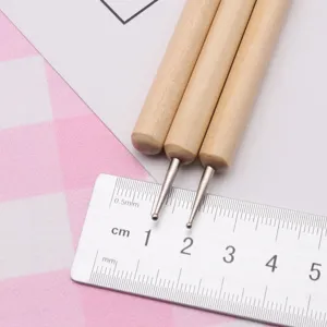 Wooden Ball Stylus Tool 3Pcs Clay Sculpting Embossing Pens for Pottery Craft