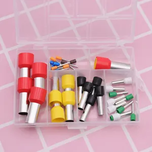 Stainless steel mini round cutters set for polymer clay modeling, craft tools with storage box.