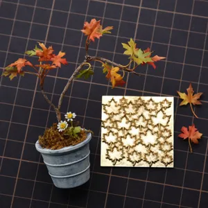 Miniature Plant Leaf Flower Metal Stamping Mold Copper Cutting Die For Resin Clay DIY Craft Handcrafted Tool