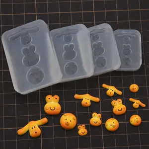 DIY Miniature Animal Silicone Molds for Resin Clay Craft Mini Food Miniature Making Accessories