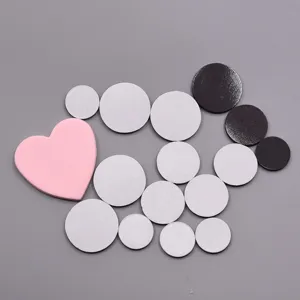 Adhesive Soft Magnetic Sheets Round Magnetic Pads With Backing For DIY Fridge Magnets Craft Making Accessories