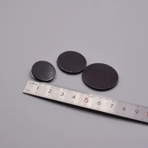 Soft magnetic sheets with adhesive for DIY fridge crafts, flexible black rubber magnets.
