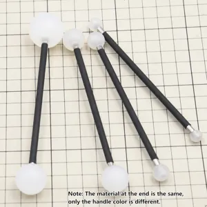 Set de herramientas de modelado de arcilla polimérica con bola antiadherente de nailon.