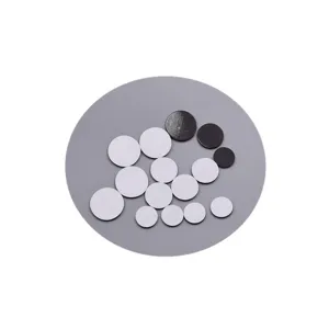 Round adhesive soft magnetic sheets for DIY fridge magnets, flexible magnetic discs.
