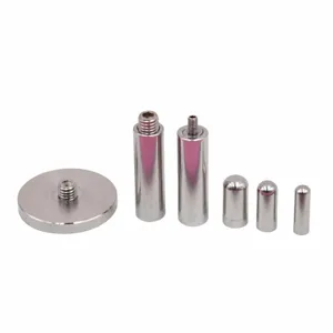 Pièces de rechange pour support de tête de poupée en argile métallique, socle et colonnes.