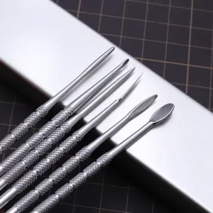 Edelstahl Ton Modellierwerkzeug Set 6 Stück Schnitzen Keramik Bastelbedarf Werkzeuge