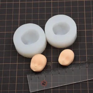 Silikon Puppengesicht Formen und Harz Mini Gesichter fur DIY Tonhandwerk & Figuren.